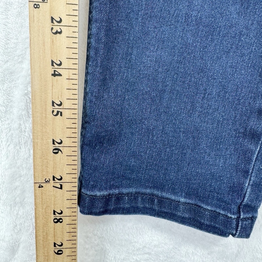 Banana Republic Legging Jeans Women 31/12R Blue Dark Wash Front Zip Skinny Denim - Picture 7 of 8